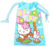 Hawaiian Hello Kitty Drawstring Bag